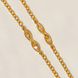 2.45 Carat Fancy Yellow Diamond Circuit Necklace (GIA)
