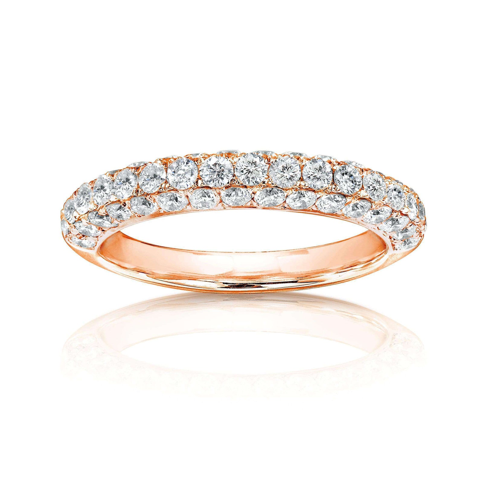 1 Carat Natural Diamond Micro Pavé Ring