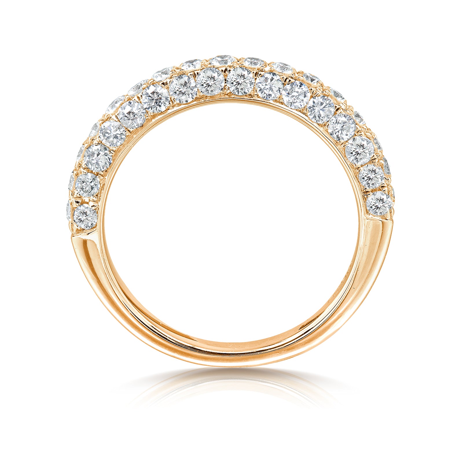 1 Carat Natural Diamond Micro Pavé Ring