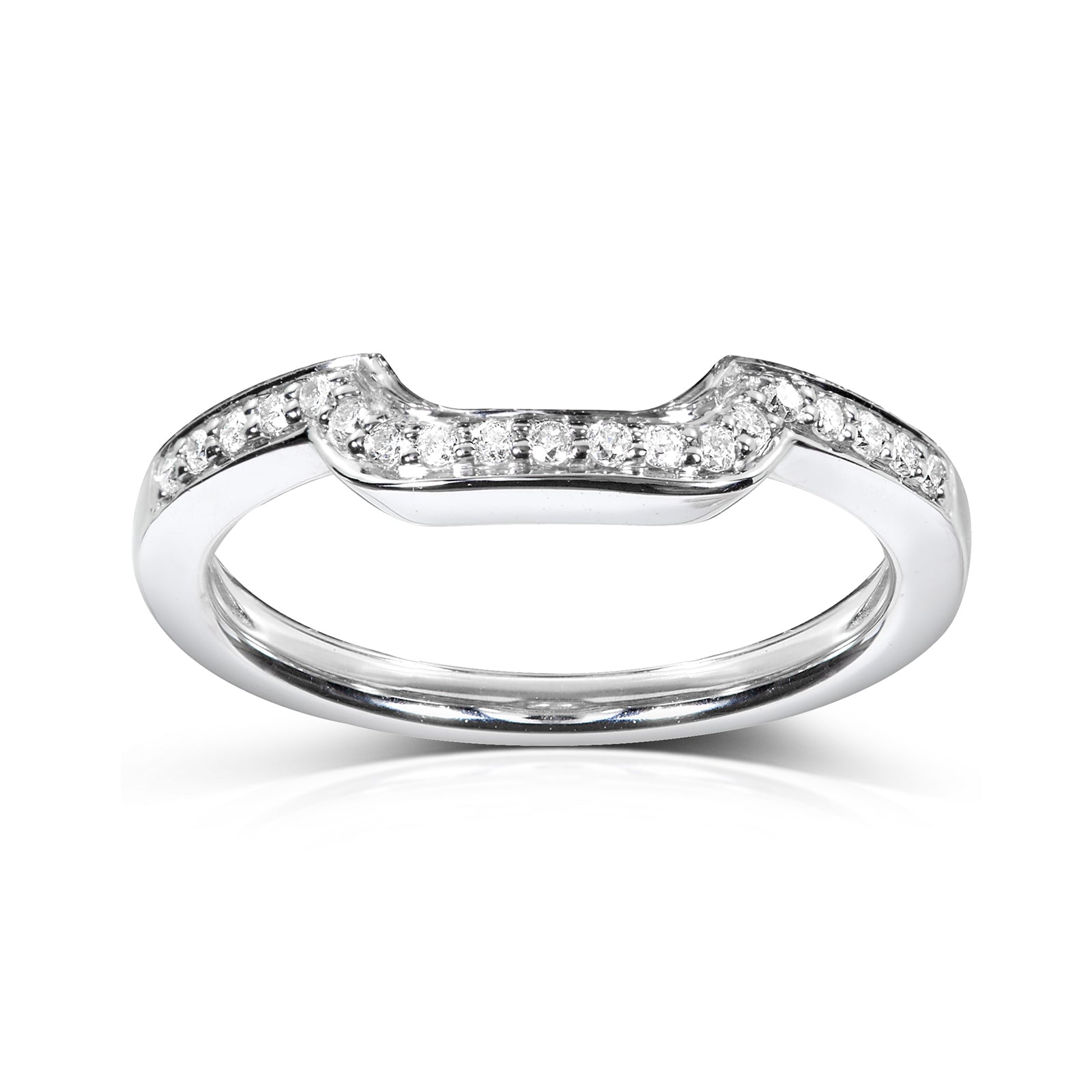 0.10 Carat Natural Diamond Gina Shadow Ring