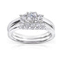 0.5 Carat Natural Diamond 3-Stone Bridal Set
