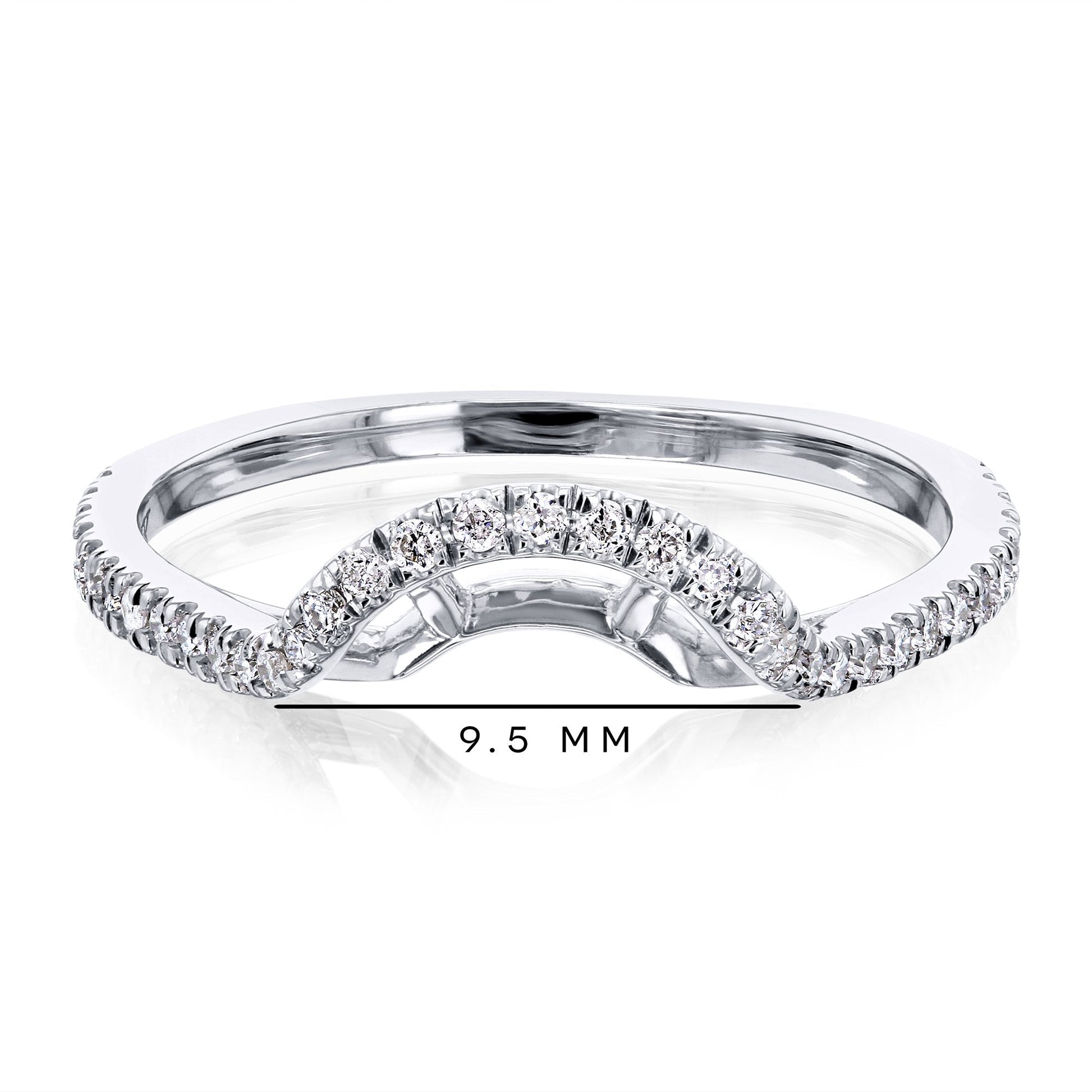 7.5 mm Moissanite Round Original Ring