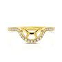 Natural Diamond Shadow Ring - MZ62057OV-E