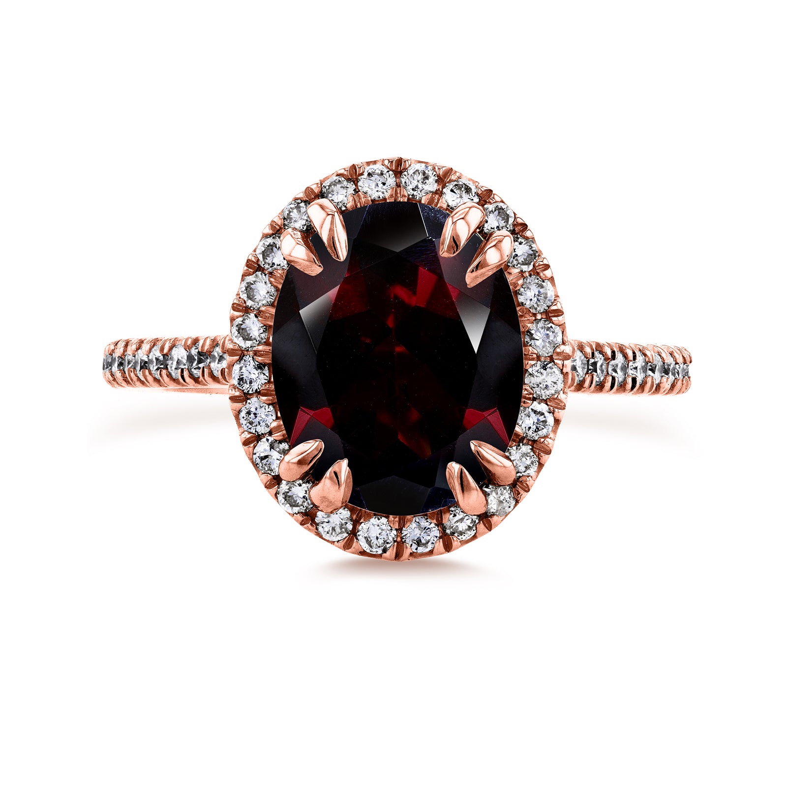 Gemstone Oval Ring (Citrine, Peridot, Kunzite, or Garnet)