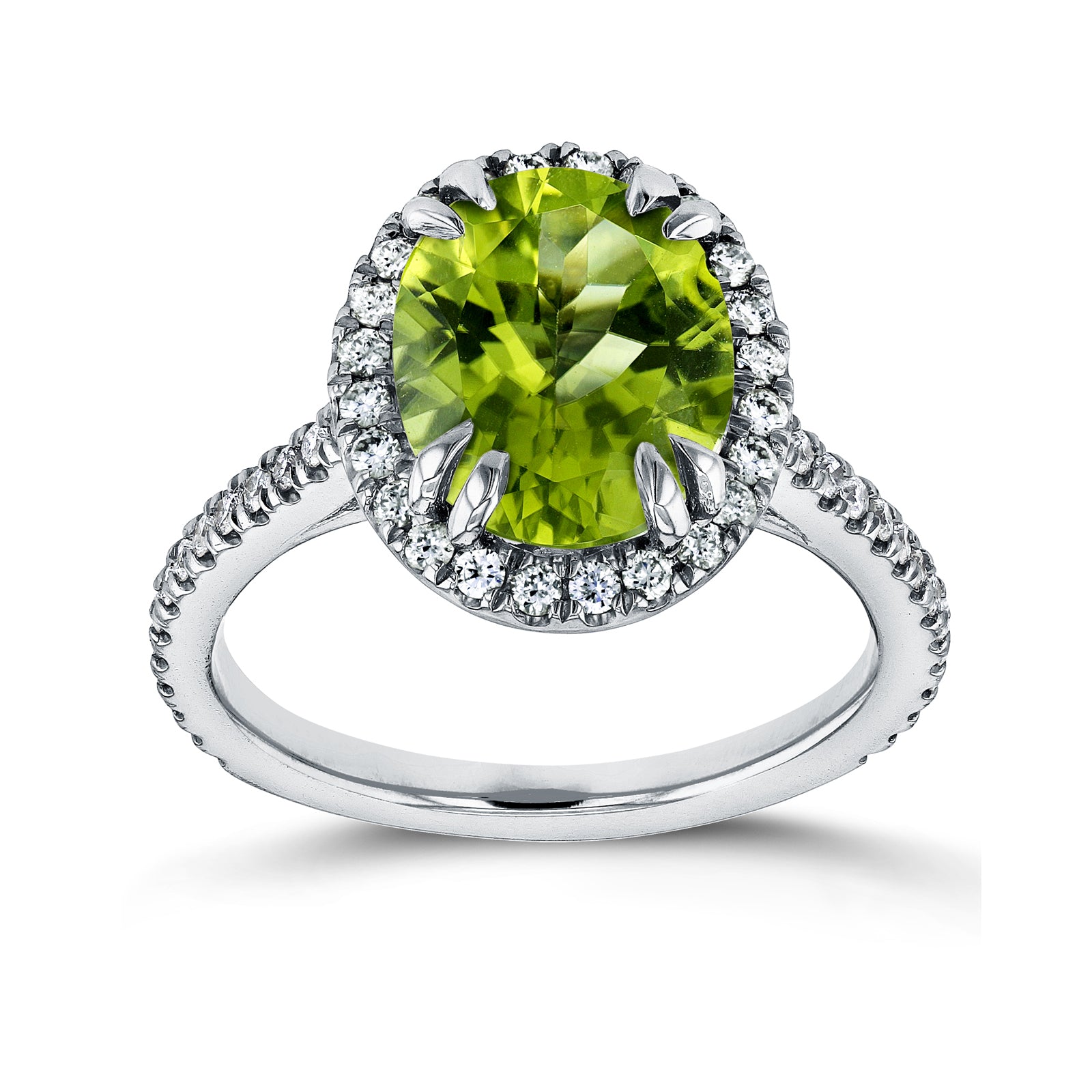Gemstone Oval Ring (Citrine, Peridot, Kunzite, or Garnet)