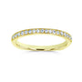 0.2 Carat Natural Diamond Euro Ring 14k Yellow Gold