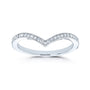 Lab Grown Diamond Wishbone Venus Ring in White Gold
