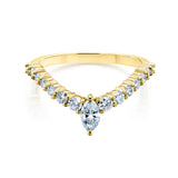 0.55 Carat Natural Diamond Marquise Point Ring