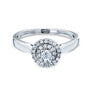 0.2 Carat Natural Diamond Round Cluster Ring