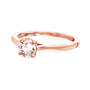 5mm Morganite Solitaire Melinda Ring