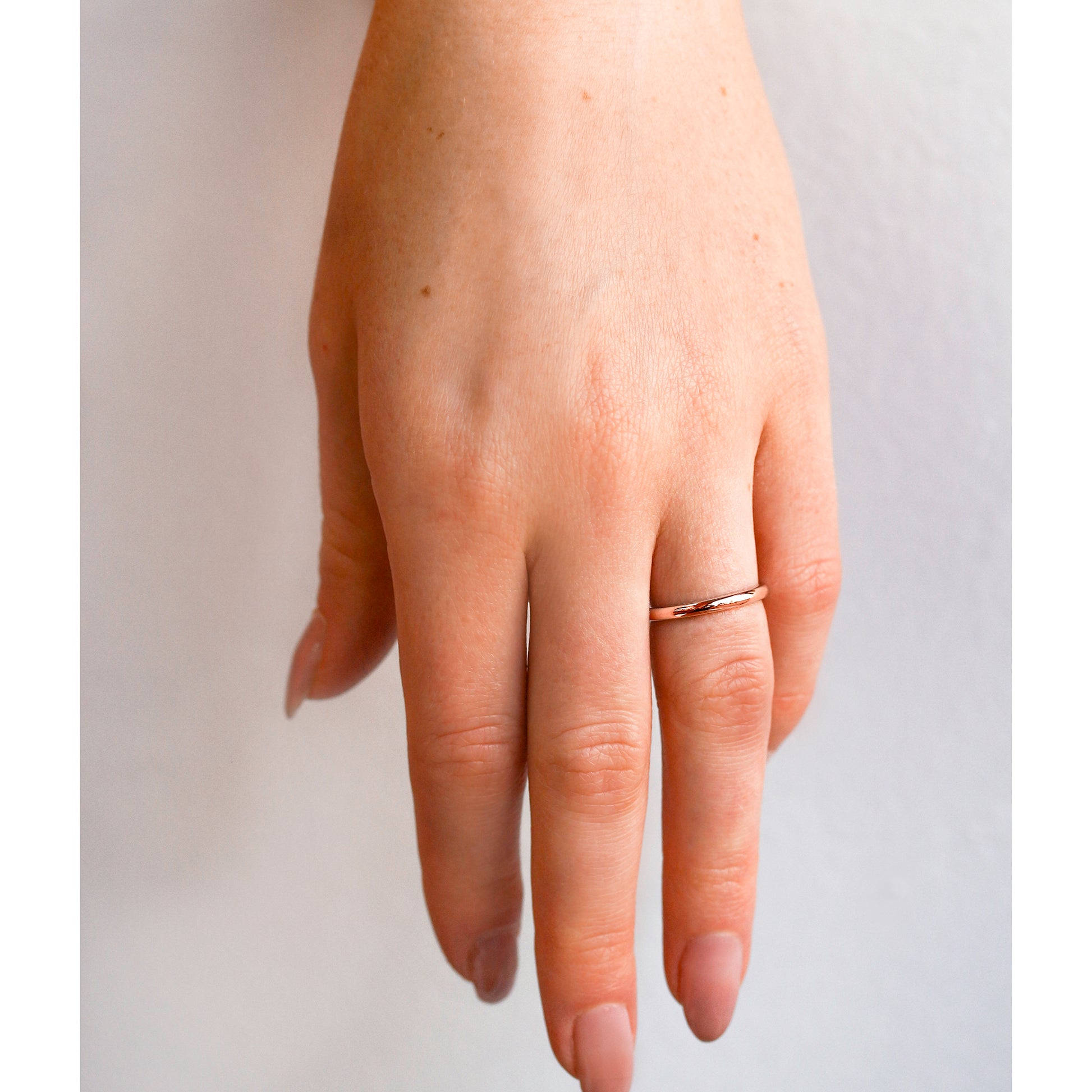 2mm Plain Gold Nara Ring