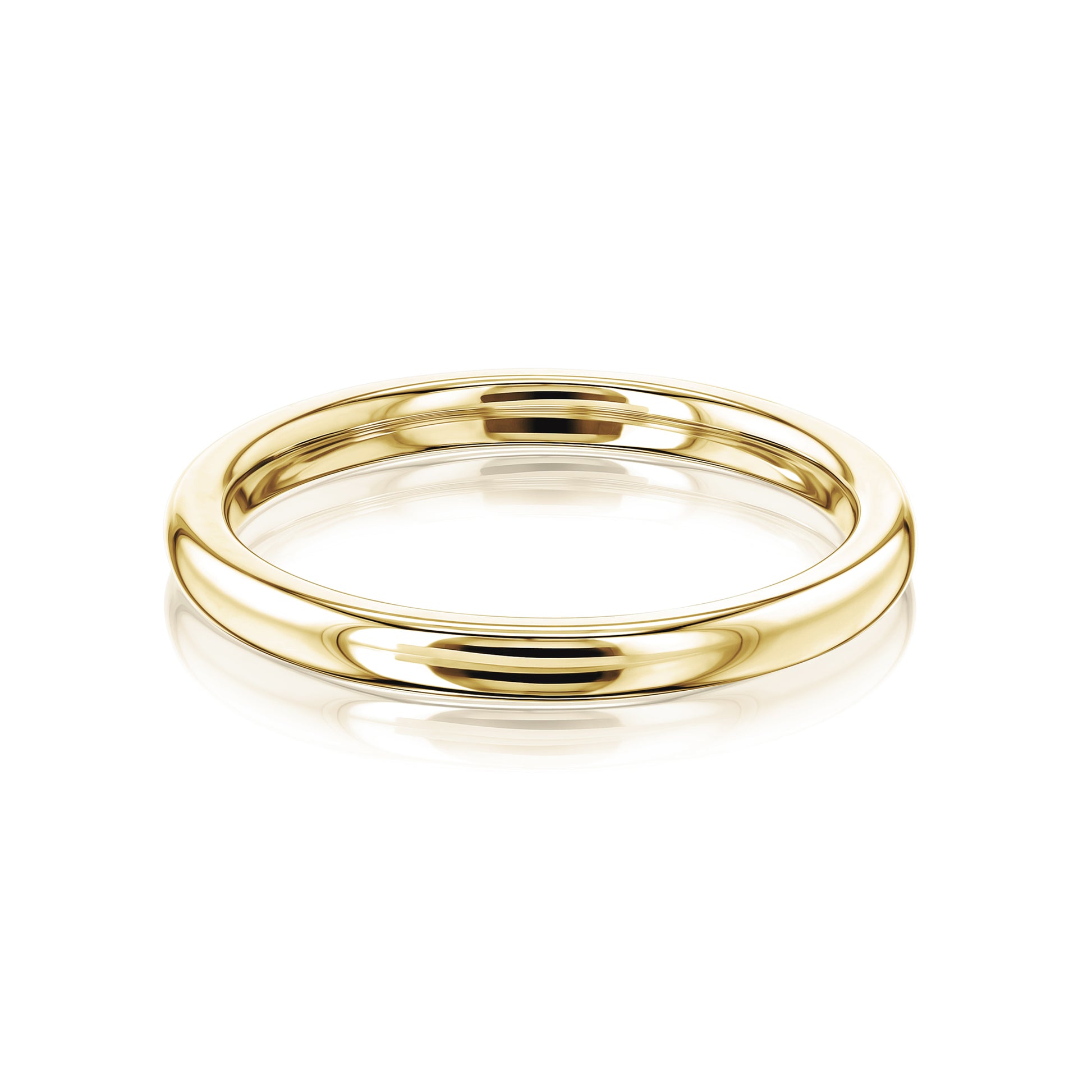 2mm Plain Gold Nara Ring