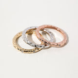0.4 Carat Natural Diamond Set of 3 Willow Rings