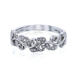 Kobelli Leafy Floral Diamond Ring