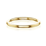 2mm Plain Gold Donut Ring