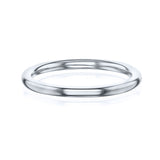 Kobelli Solid Gold 2mm Wedding Band - Super Comfort Fit Donut Band