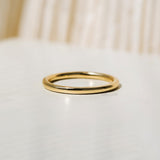 Kobelli Solid Gold 2mm Wedding Band - Super Comfort Fit Donut Band