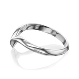 Kobelli Solid Gold Chevron Wedding Band - Paris Band