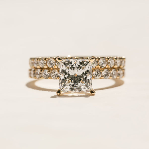 Kobelli Custom Princess Diamond Ring