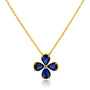 Kobelli Sapphire Flower Necklace