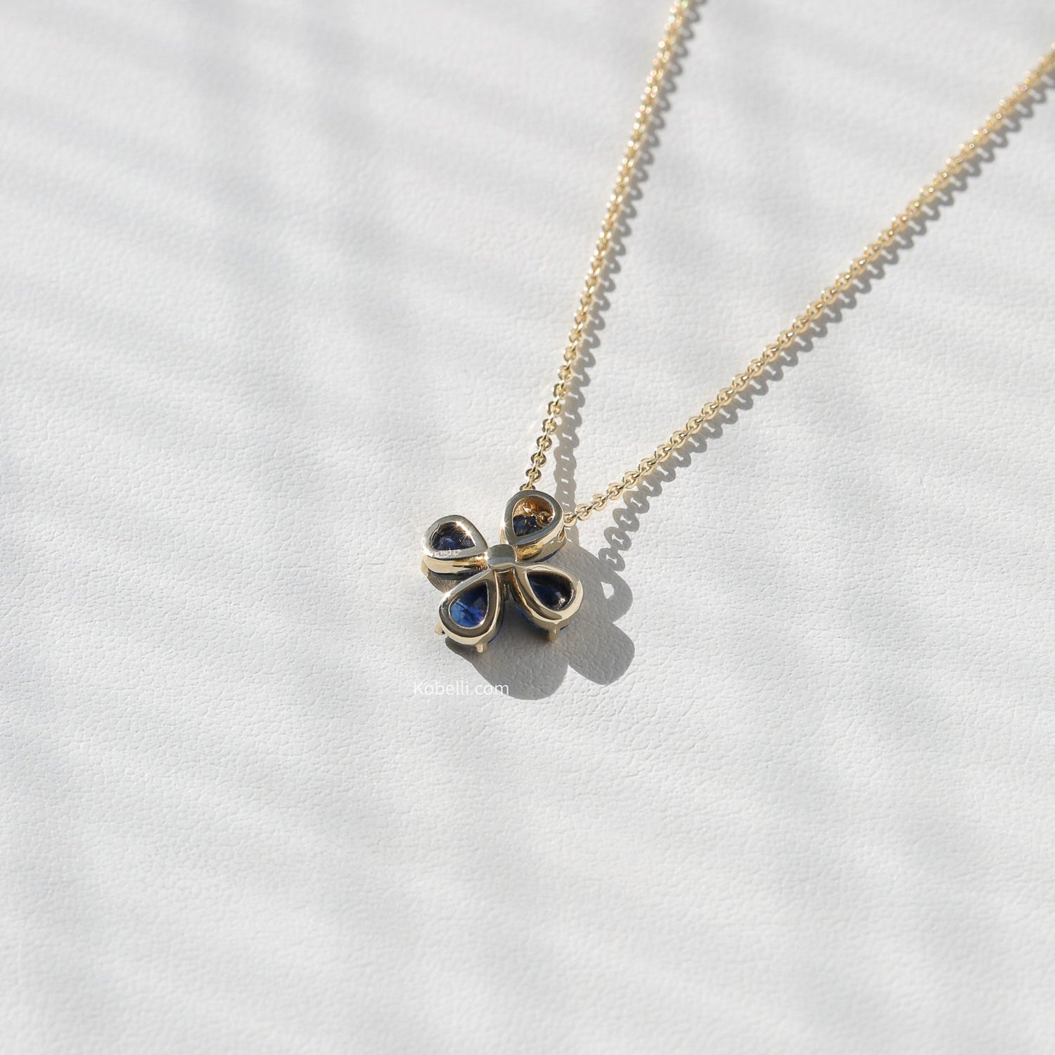 Kobelli Sapphire Flower Necklace