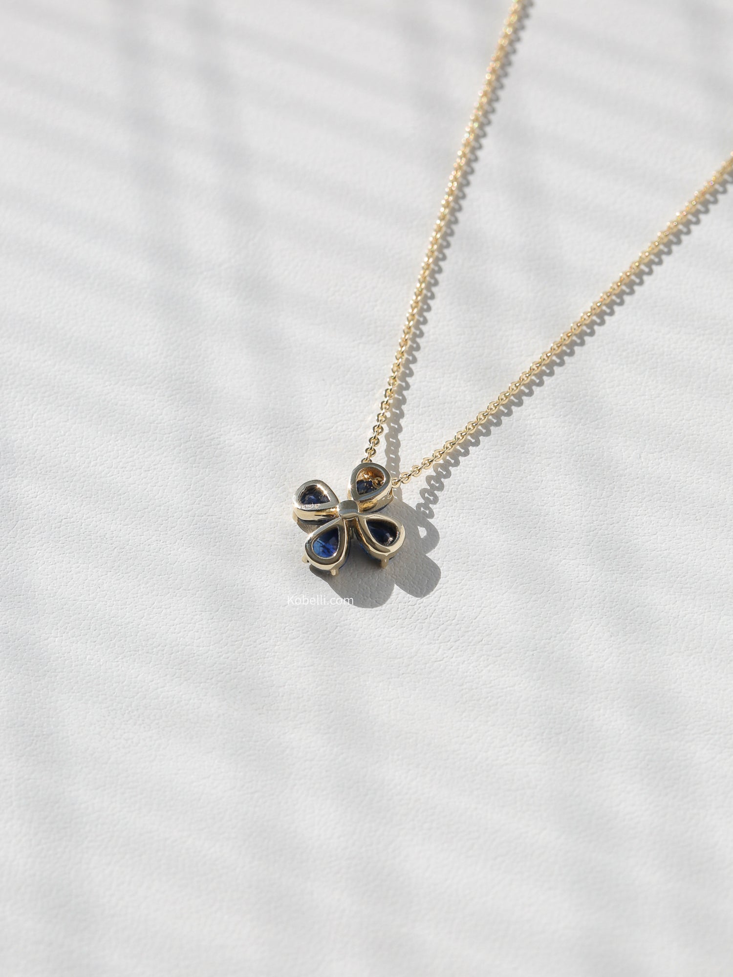 Kobelli Sapphire Flower Necklace