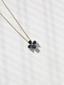 Kobelli Sapphire Flower Necklace