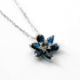 Kobelli Sapphire Flower Necklace