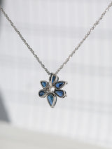 Kobelli Sapphire Flower Necklace
