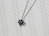 Kobelli Sapphire Flower Necklace