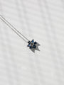 Kobelli Sapphire Flower Necklace