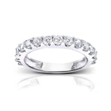 1 Carat Lab Grown Diamond 3mm Half Eternity Lorette Ring