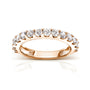 1 Carat Natural Diamond 3mm Half Eternity Lorraine Ring