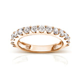 1 Carat Lab Grown Diamond 3mm Half Eternity Lorette Ring