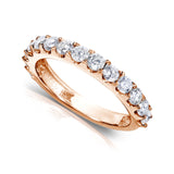 1 Carat Lab Grown Diamond 3mm Half Eternity Lorette Ring