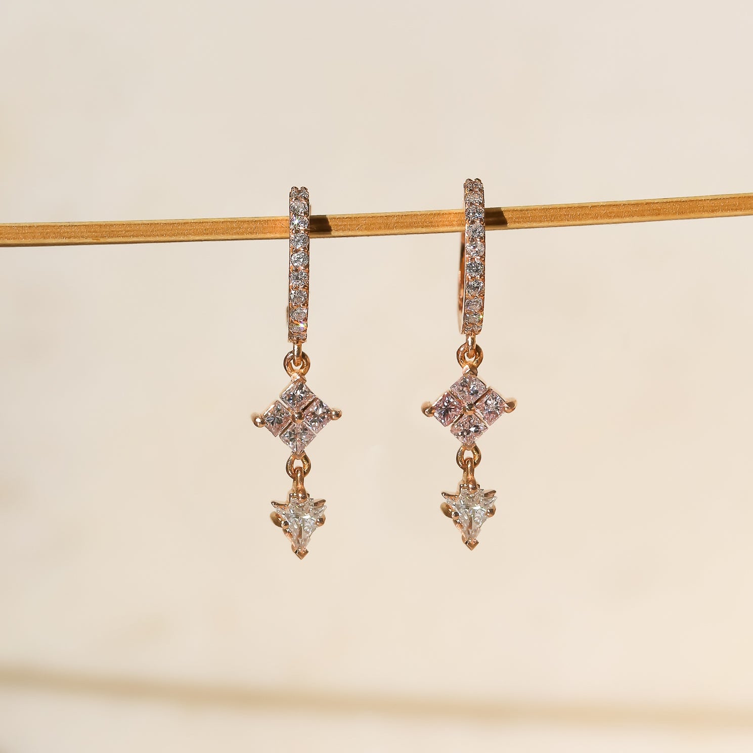 Kobelli Custom Tailored Diamond Earrings