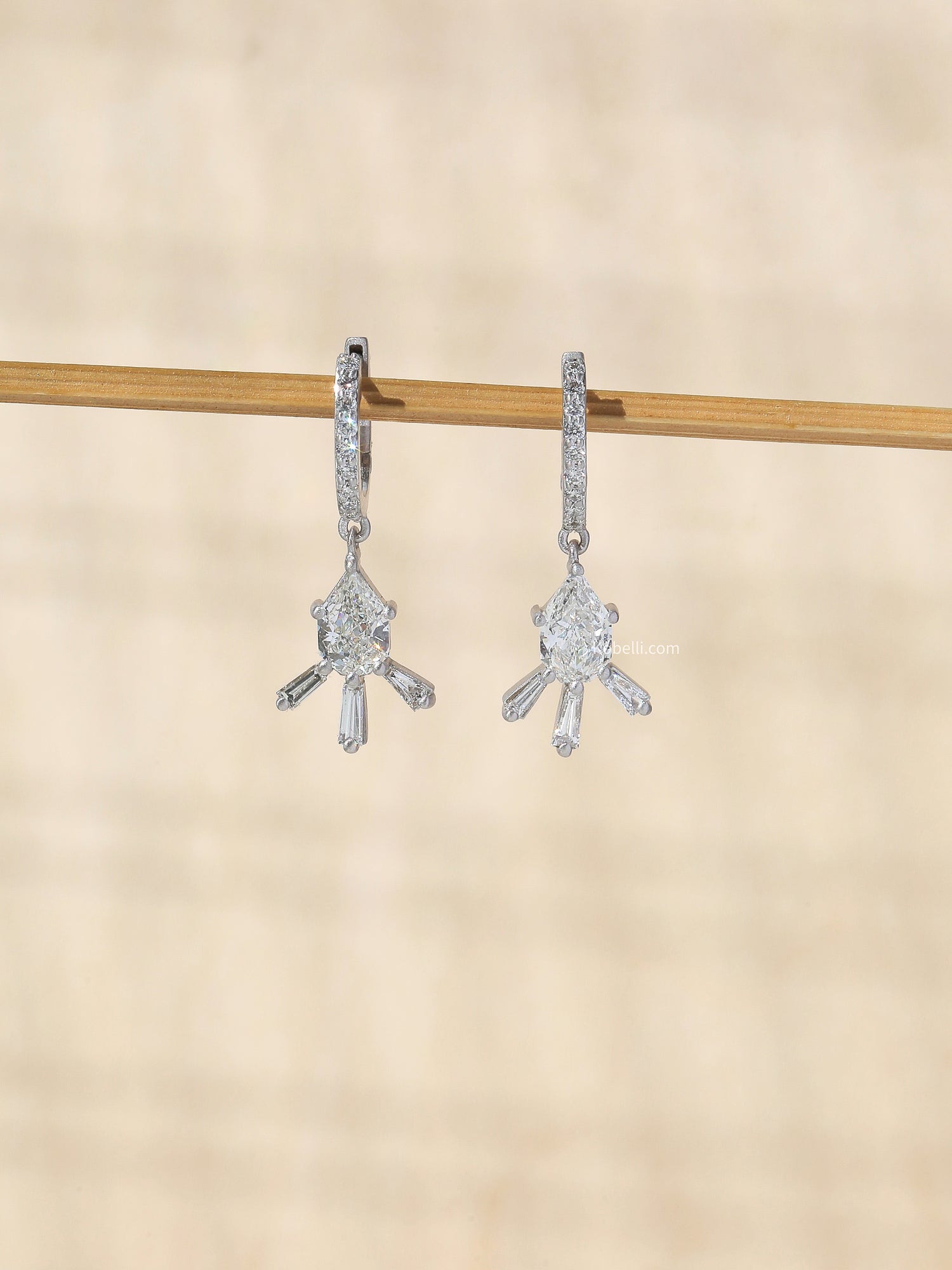 Kobelli Custom Tailored Diamond Earrings