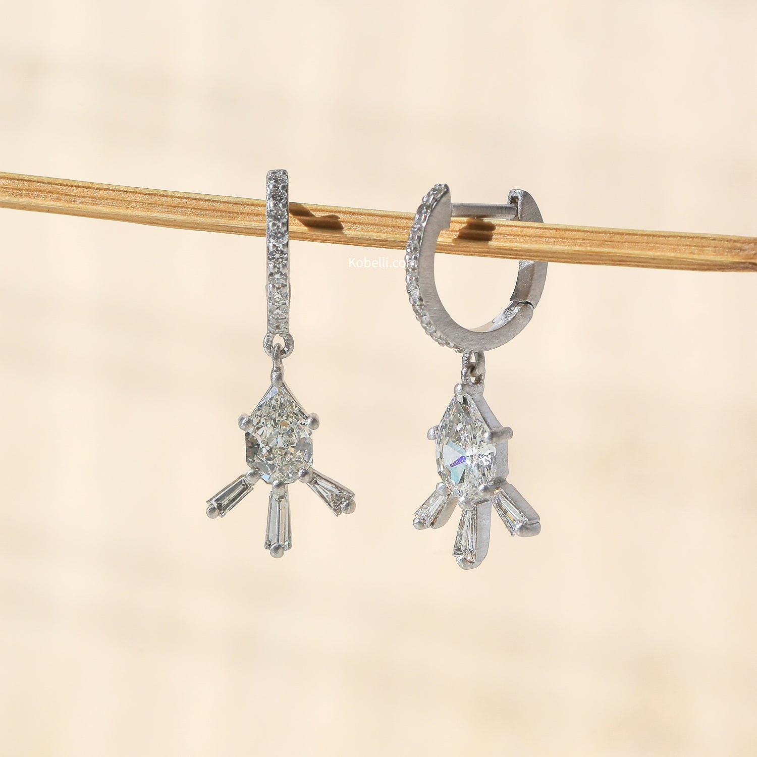 Kobelli Custom Tailored Diamond Earrings