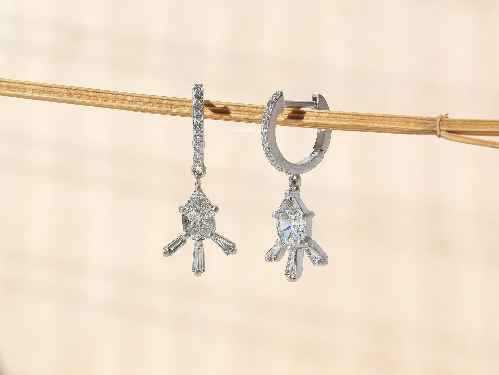 Kobelli Custom Tailored Diamond Earrings