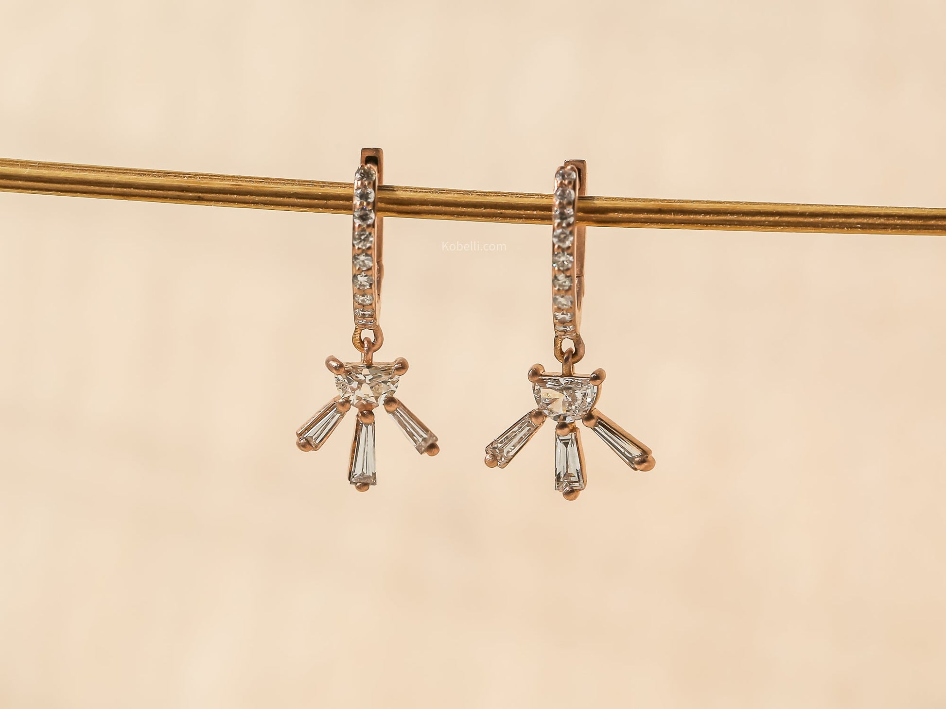 Kobelli Custom Tailored Diamond Earrings