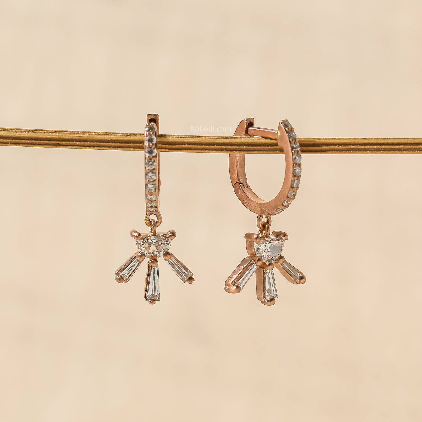 Kobelli Custom Tailored Diamond Earrings