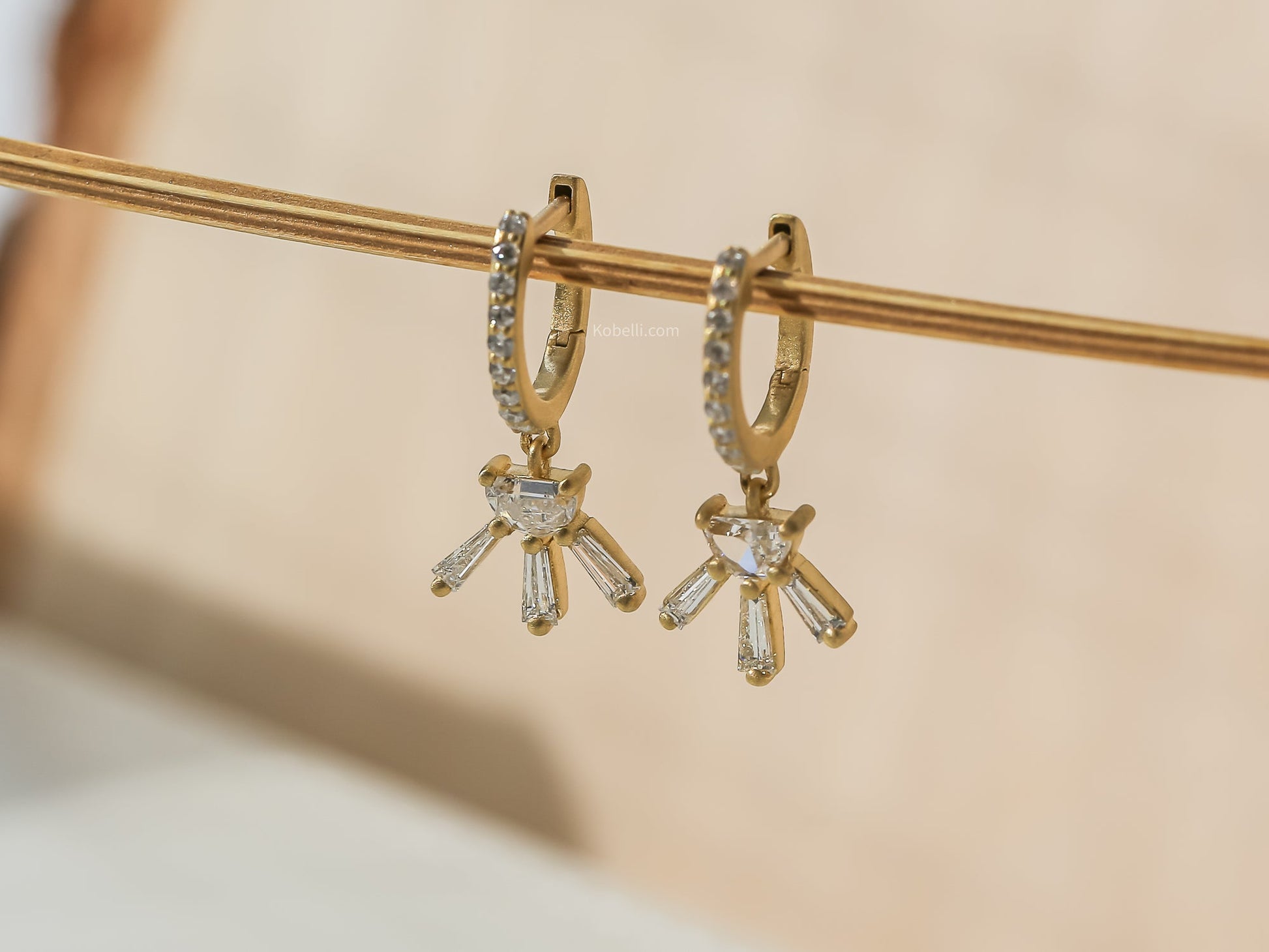 Kobelli Custom Tailored Diamond Earrings