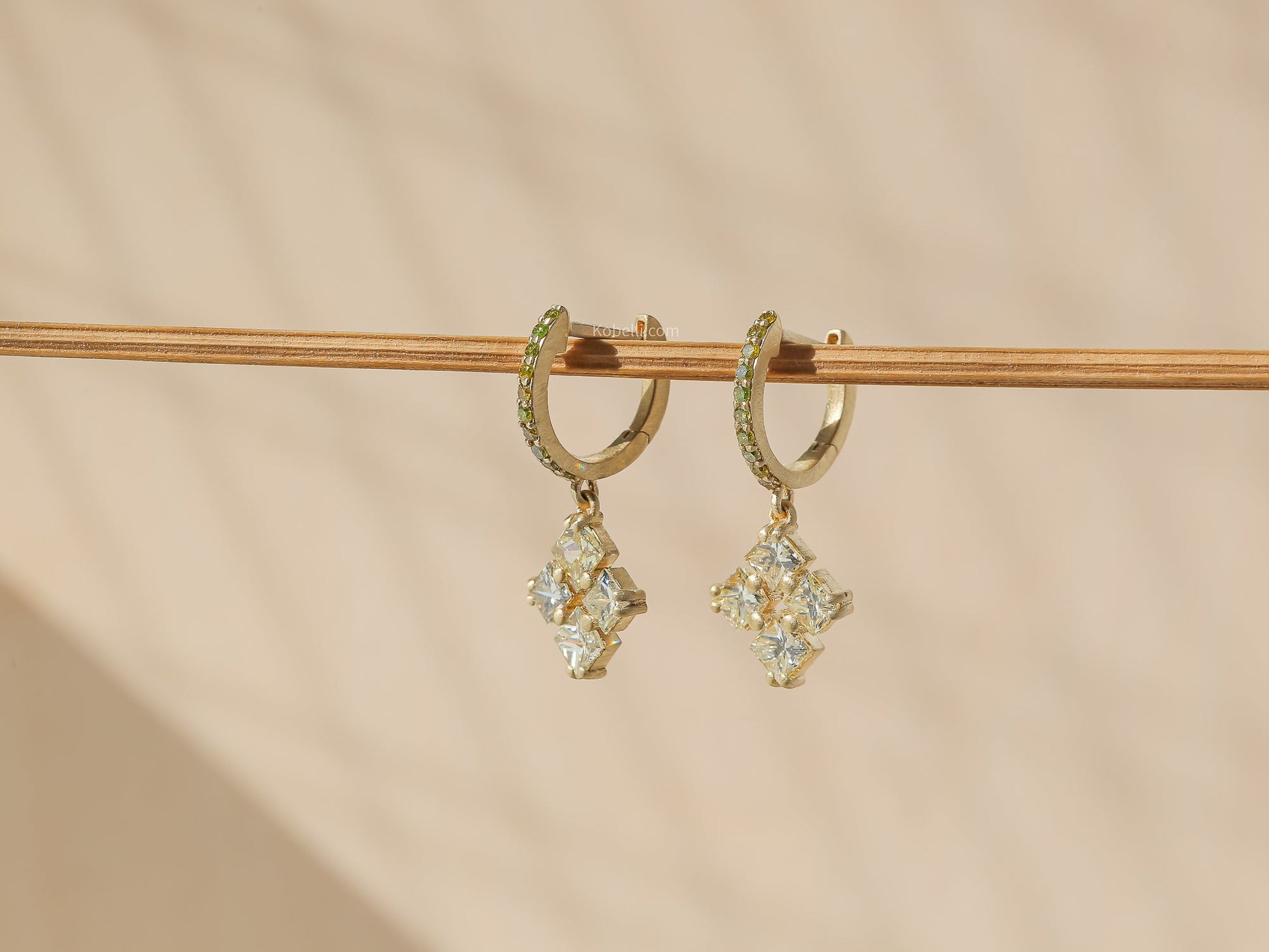 Kobelli Custom Tailored Diamond Earrings