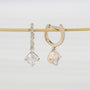 Asscher Kite Ivory Earrings