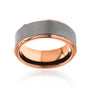 8mm Textured Glossy Sleeve Kyle Ring