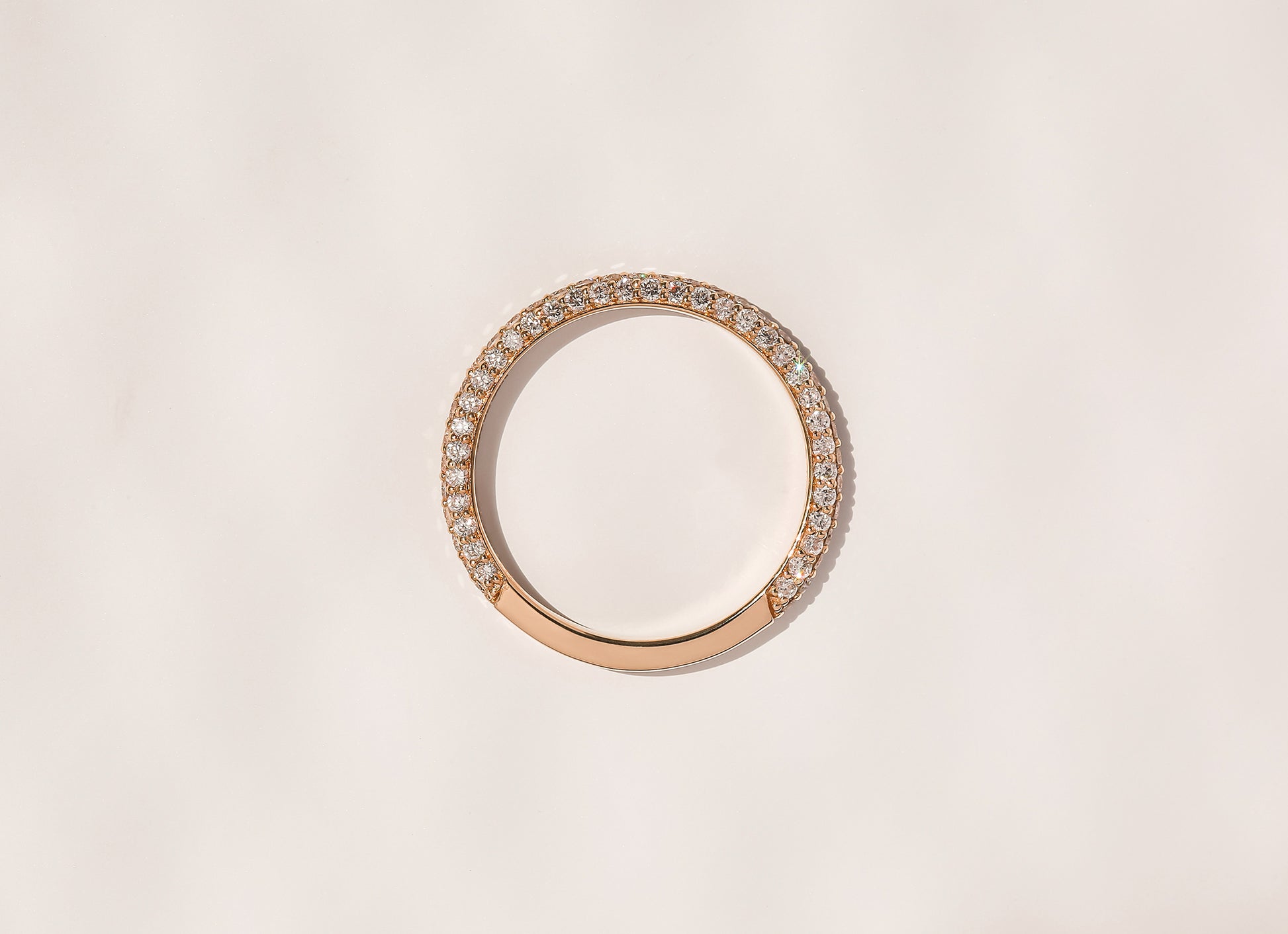 0.8 Carat Lab Grown Diamond Near Eternity Beverly Ring