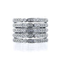 Kobelli Diamond-Coated Women's Wedding Band
