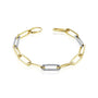 1.5 Carat Lab Grown Diamond Paperclip Gilda Bracelet