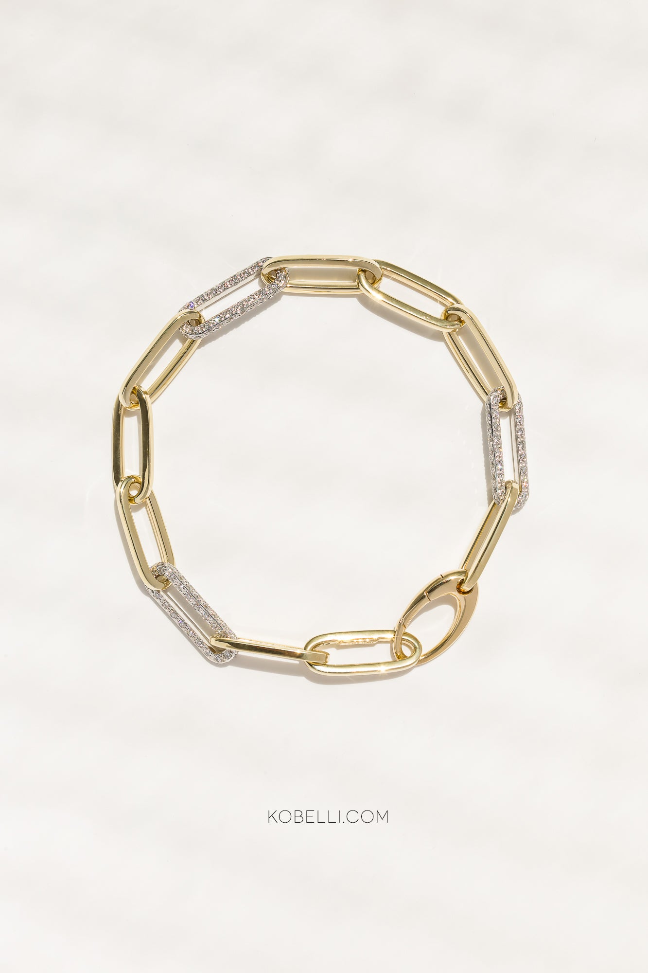 Diamond Paperclip Gilda Bracelet