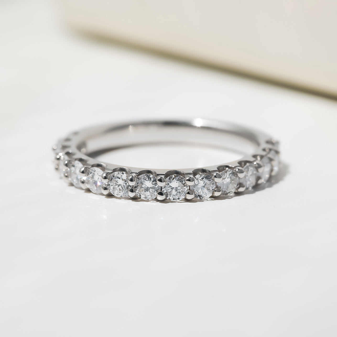 0.9 Carat Lab Grown Diamond U-Prong Ring